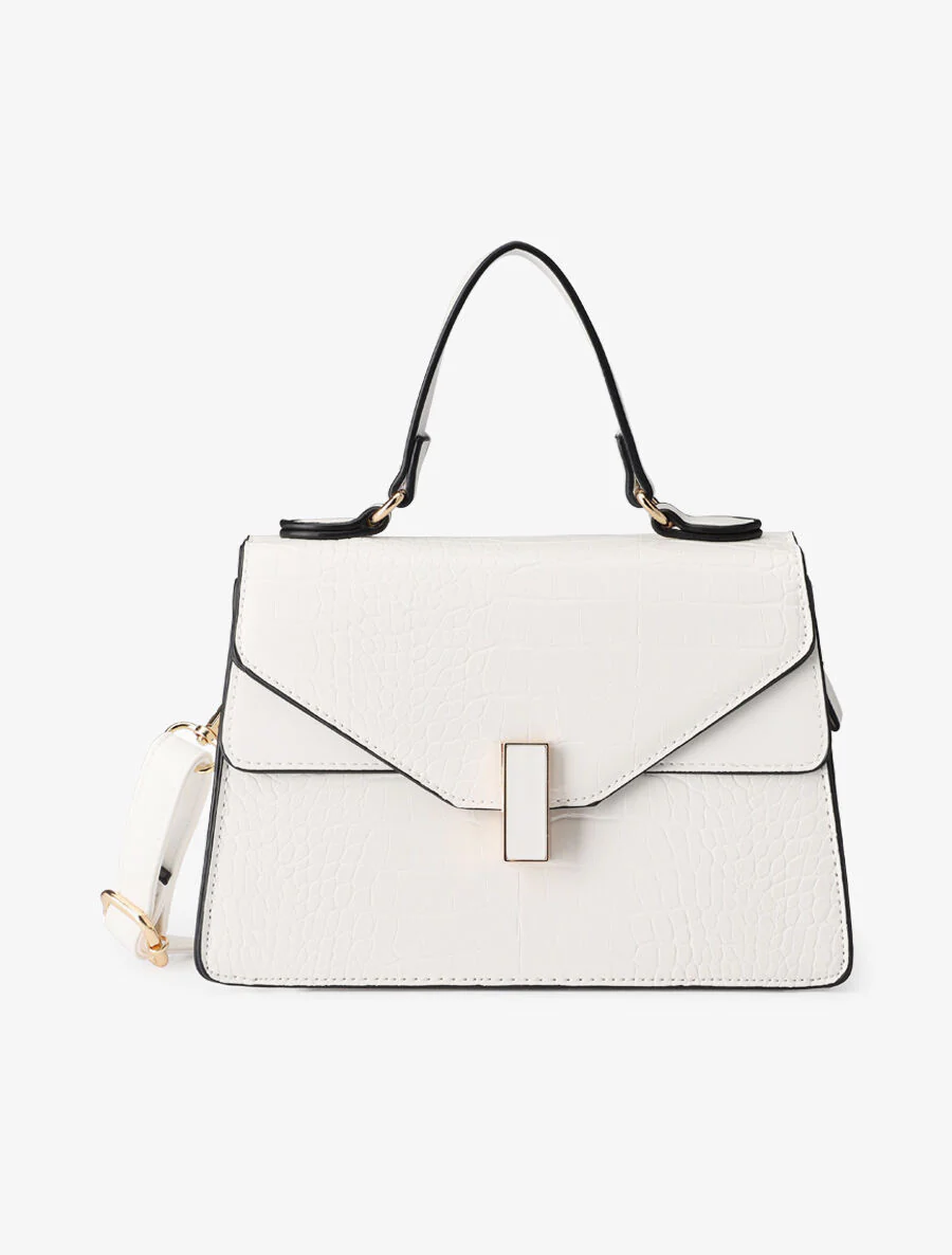 Sac besace Amalia - Blanc