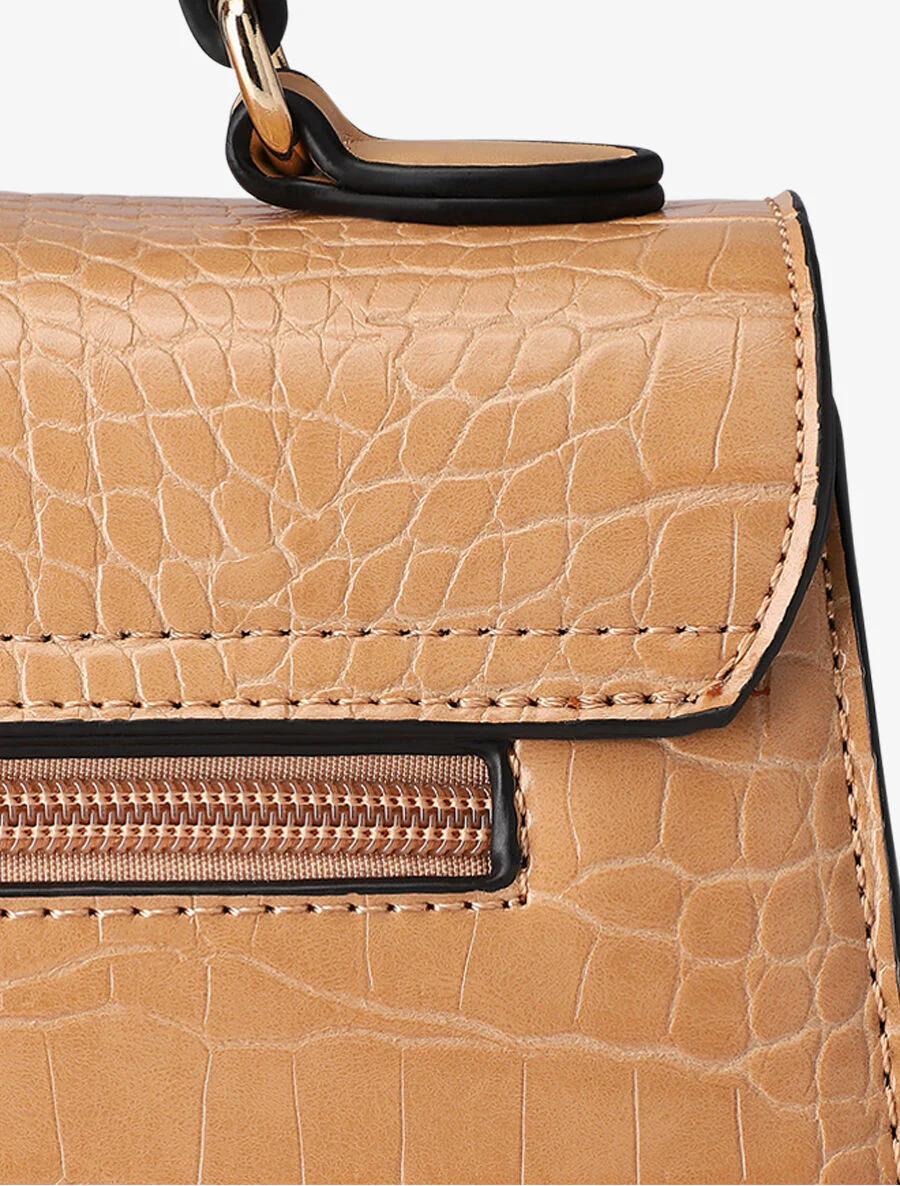 Sac besace Amalia - Beige foncé - Image 4