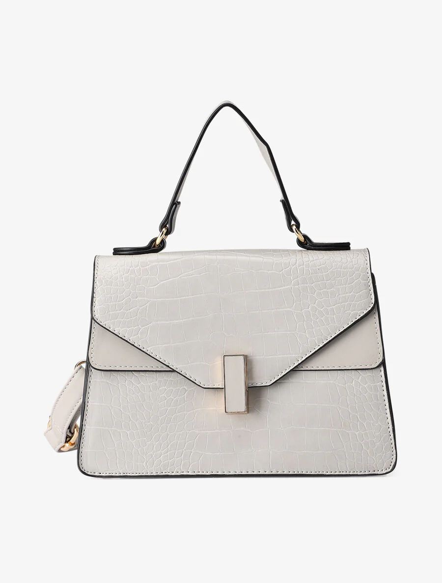 Sac besace Amalia - Gris clair