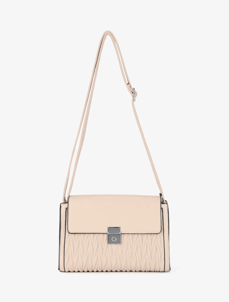 Sac besace Amanda - Beige - Image 3