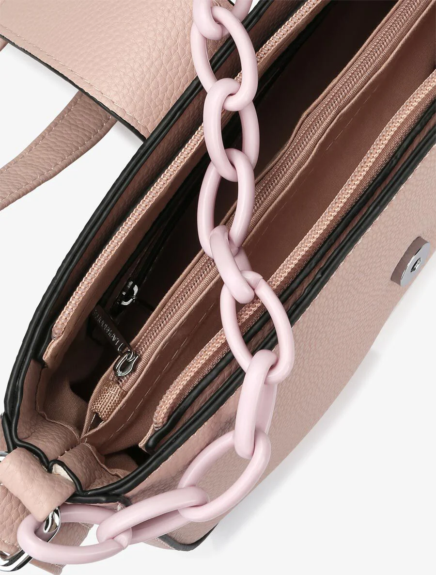 Sac besace Amandine - Taupe - Image 5
