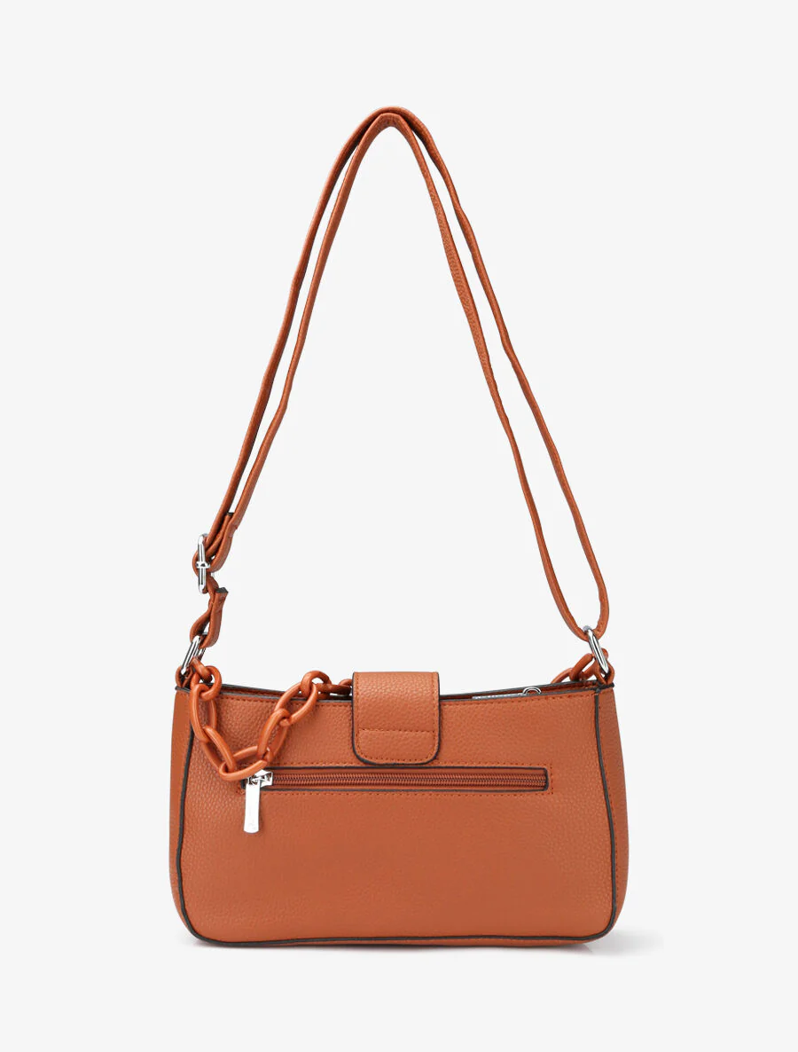 Sac besace Amandine - Camel - Image 3