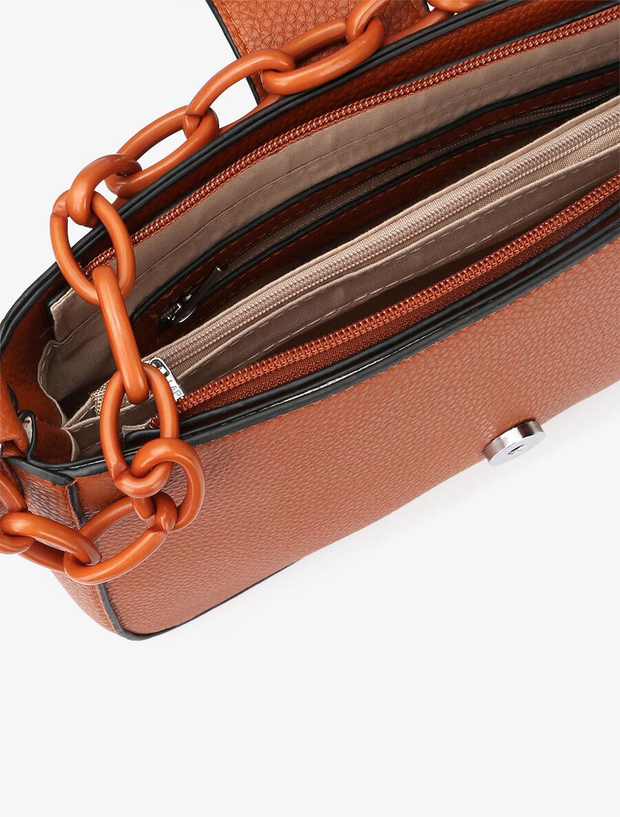 Sac besace Amandine - Camel - Image 5