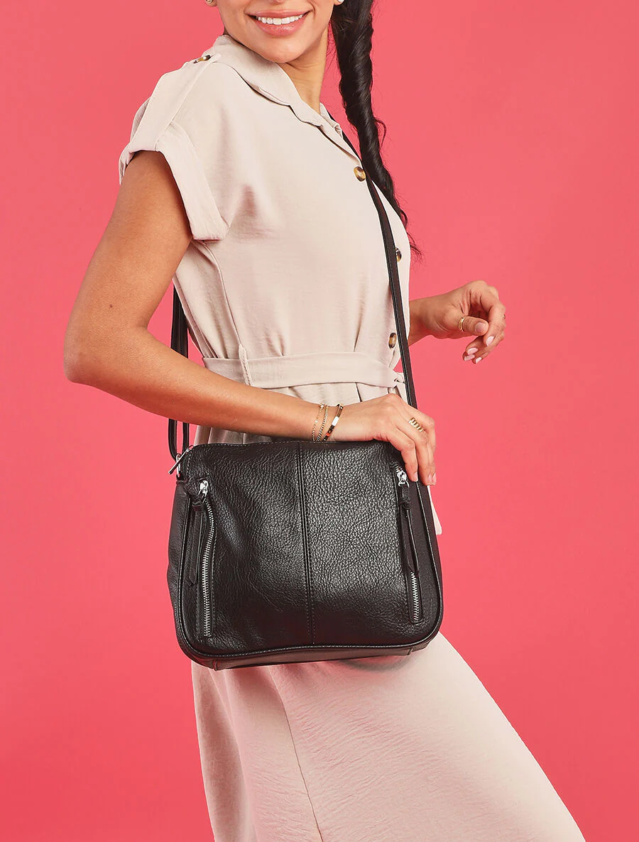 Sac besace Amara - Noir - Image 6