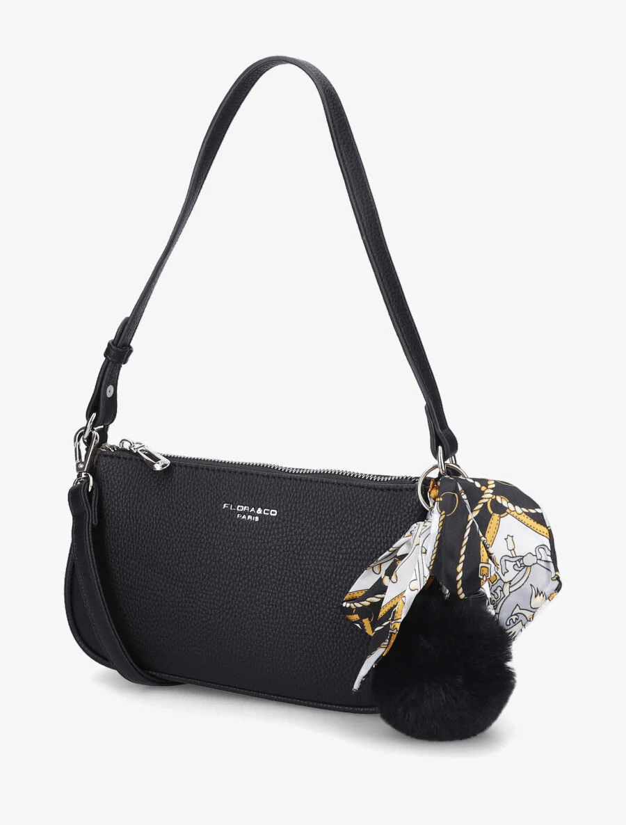 Sac besace Anaëlle - Noir - Image 2
