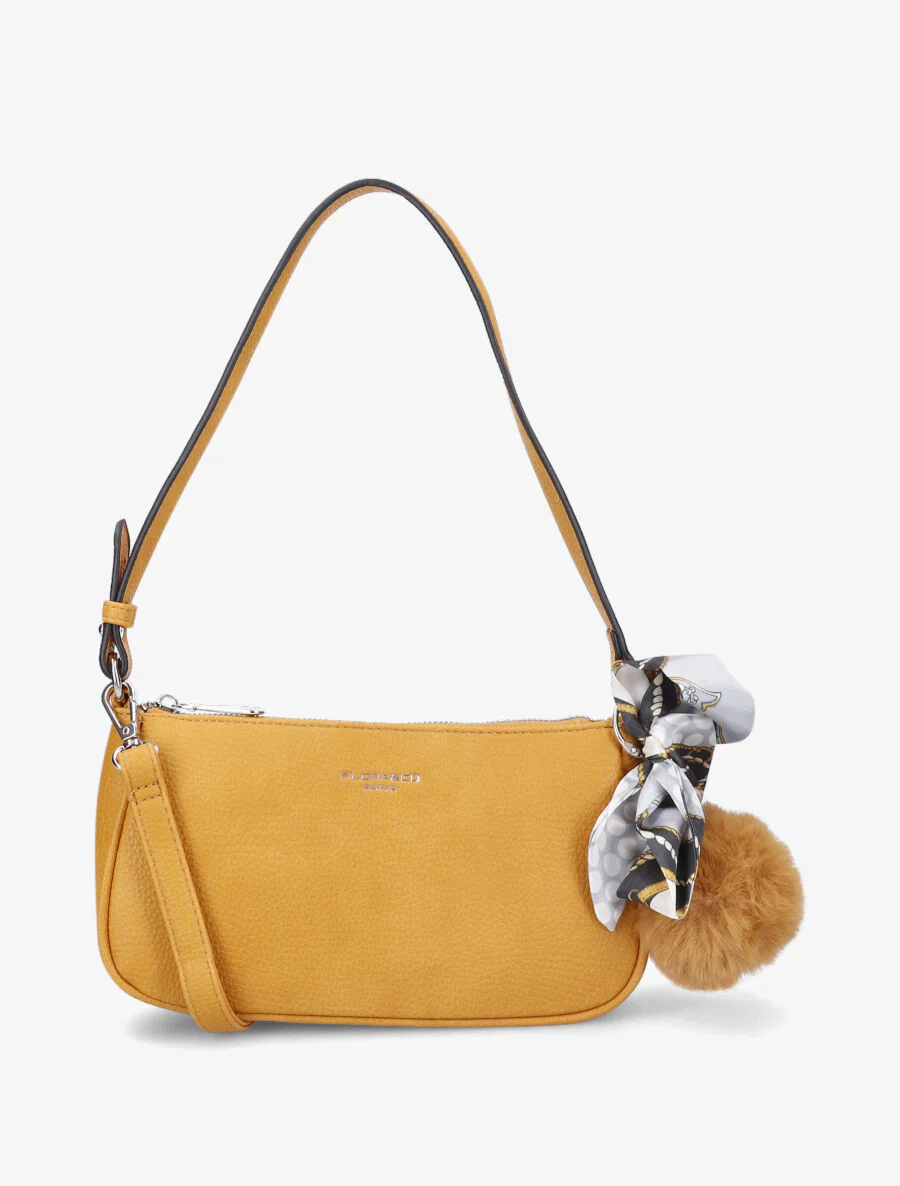 Sac besace Anaëlle - Jaune moutarde