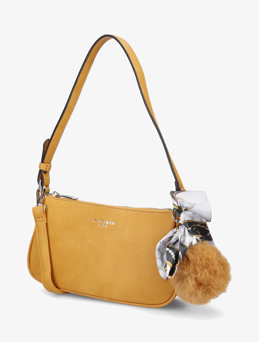 Sac besace Anaëlle - Jaune moutarde - Image 2
