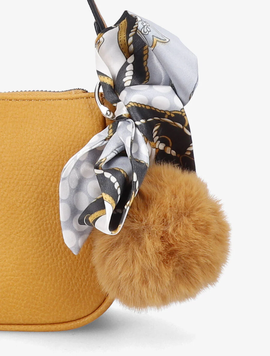 Sac besace Anaëlle - Jaune moutarde - Image 4