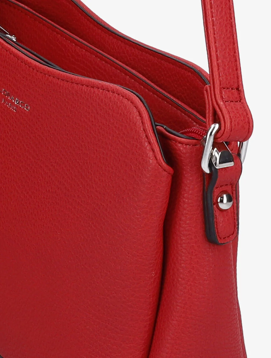 Sac besace Andréa - Rouge - Image 4