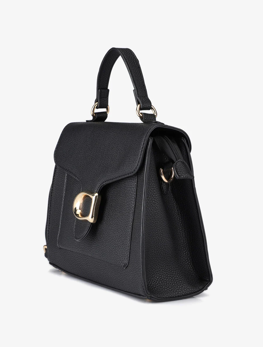 Sac besace Anémone - Noir - Image 2