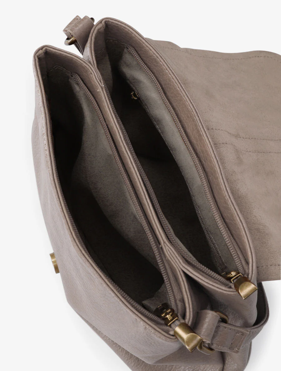 Sac besace Anita - Taupe - Image 4