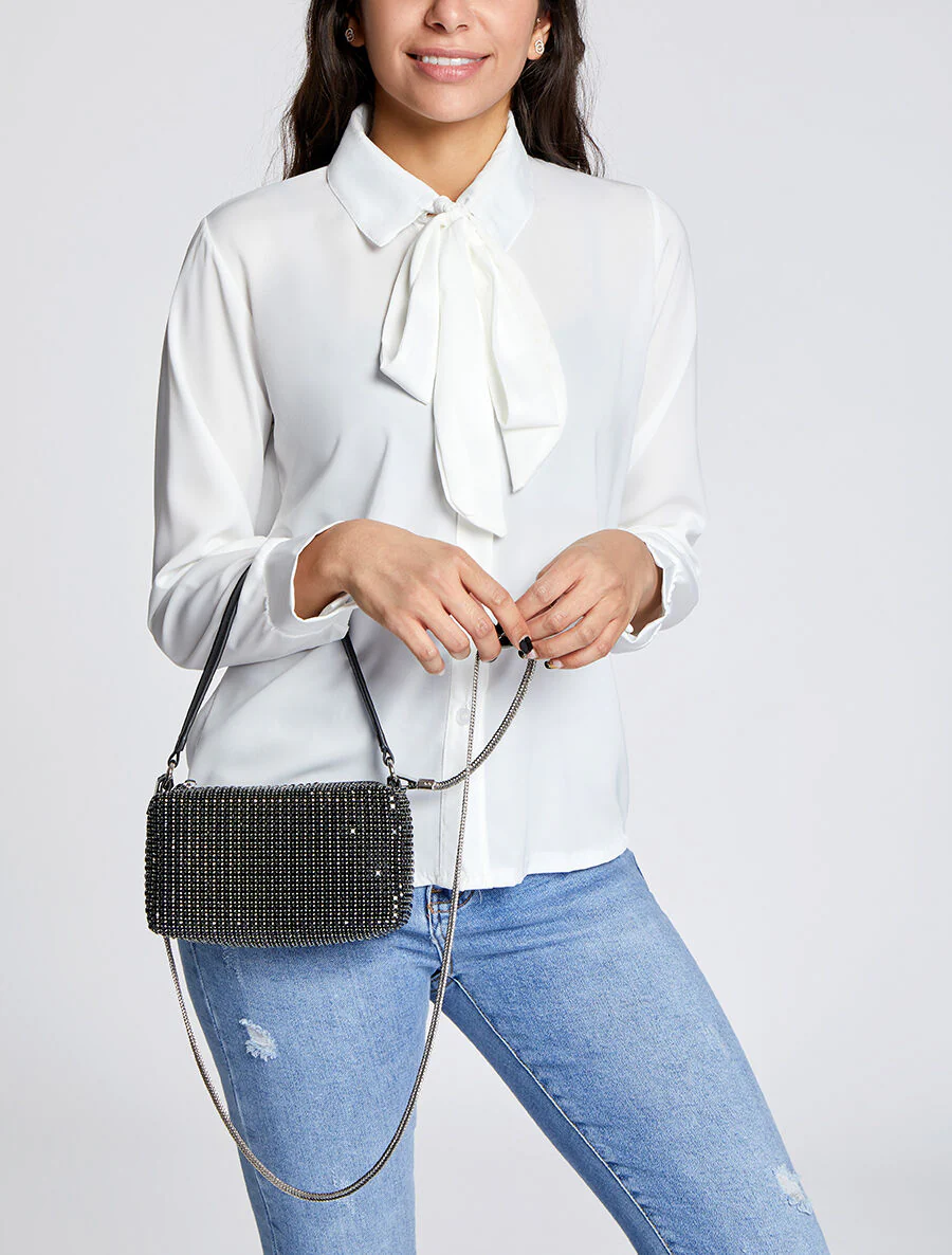 Sac besace Ariana - Noir - Image 5