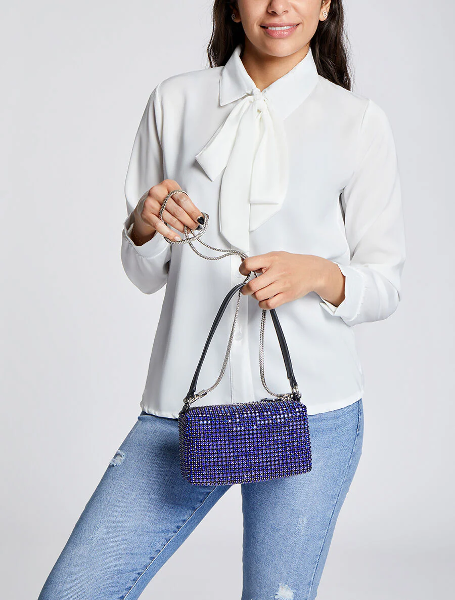 Sac besace Ariana - Bleu - Image 5