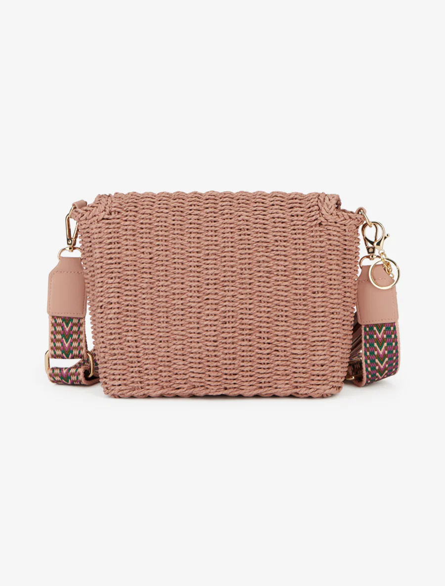 Sac besace Ariane - Vieux rose - Image 2