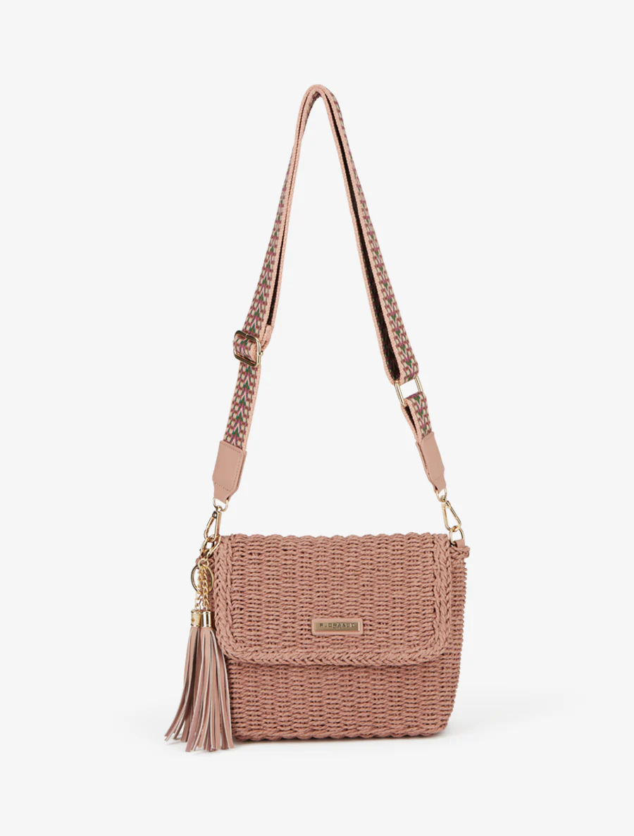 Sac besace Ariane - Vieux rose - Image 3