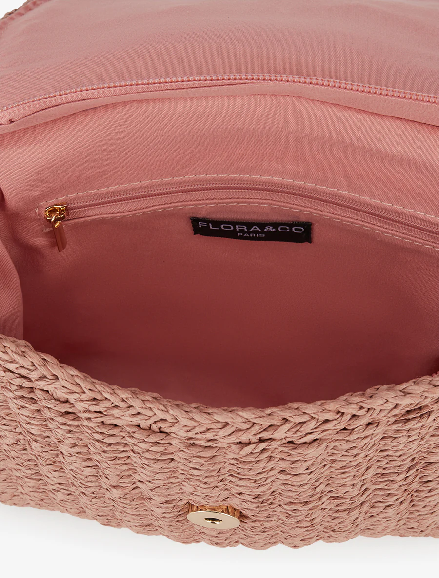 Sac besace Ariane - Vieux rose - Image 4
