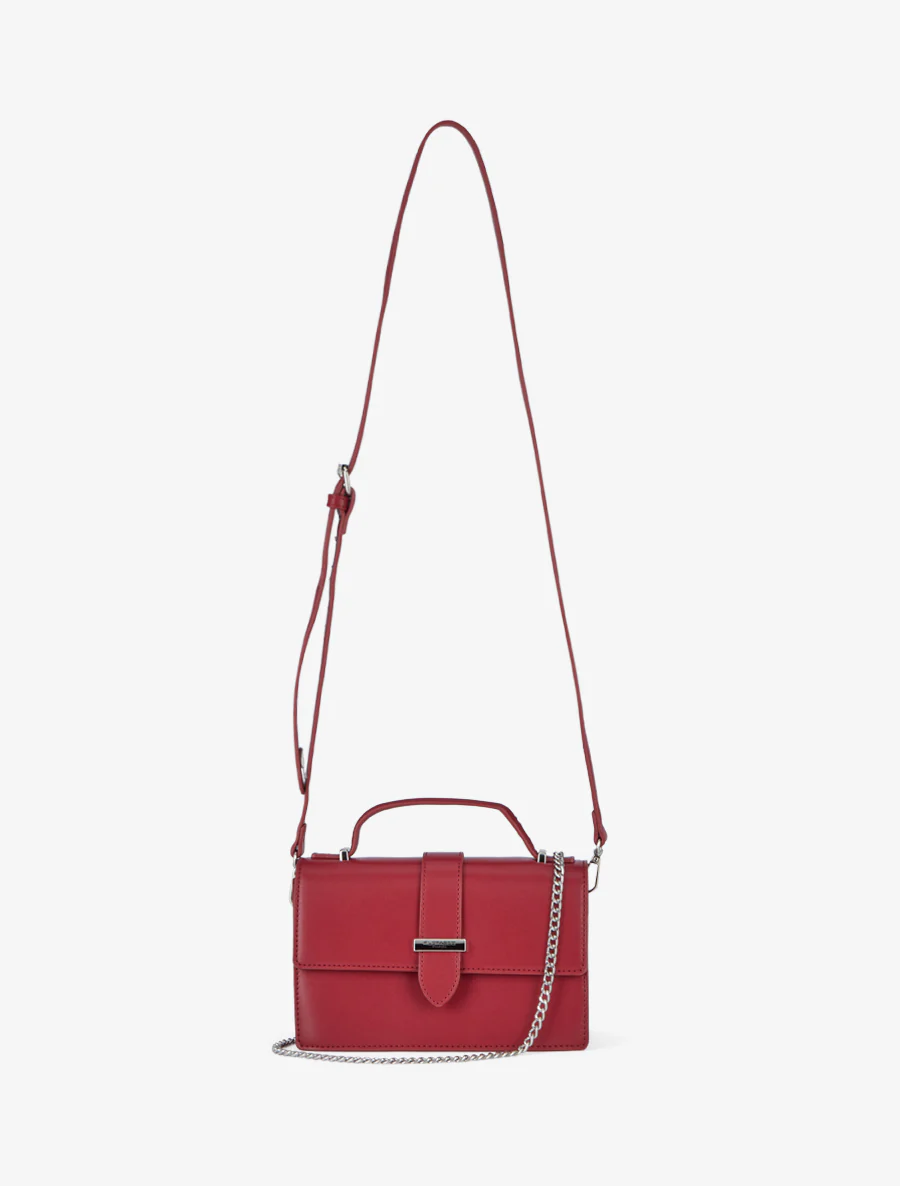 Sac besace Audrey - Rouge - Image 3