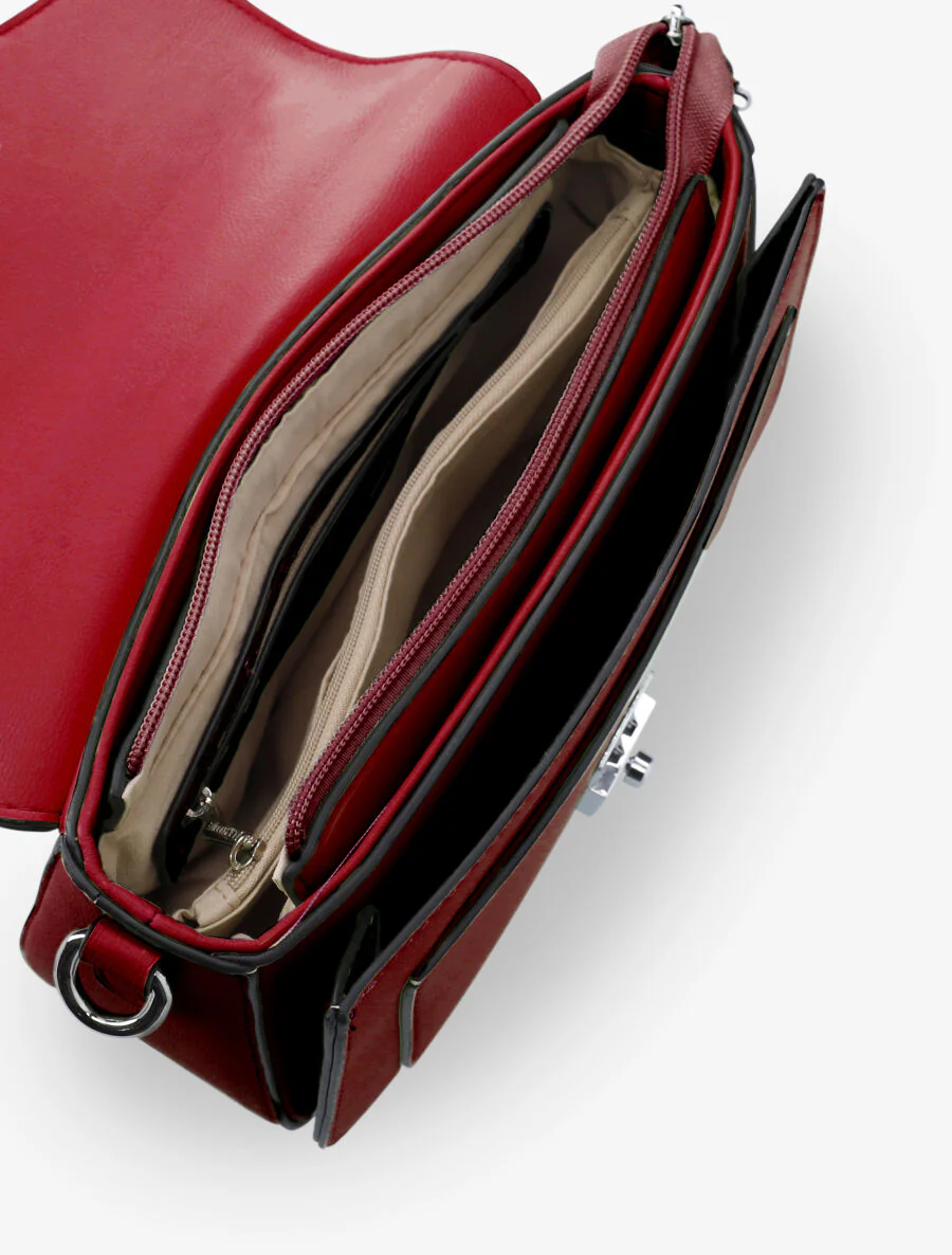 Sac besace Bridget - Rouge - Image 4