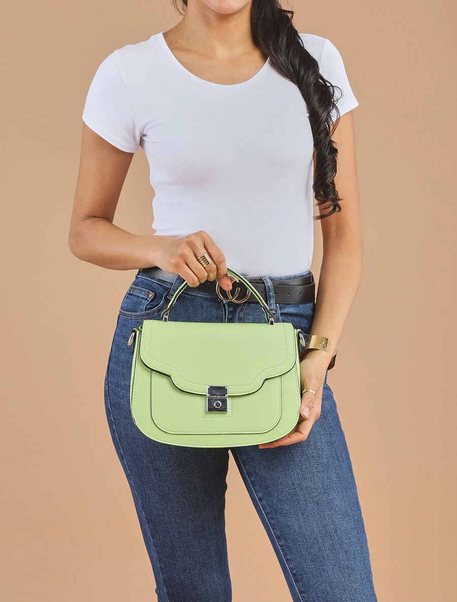 Sac besace Bridget - Vert anis - Image 5