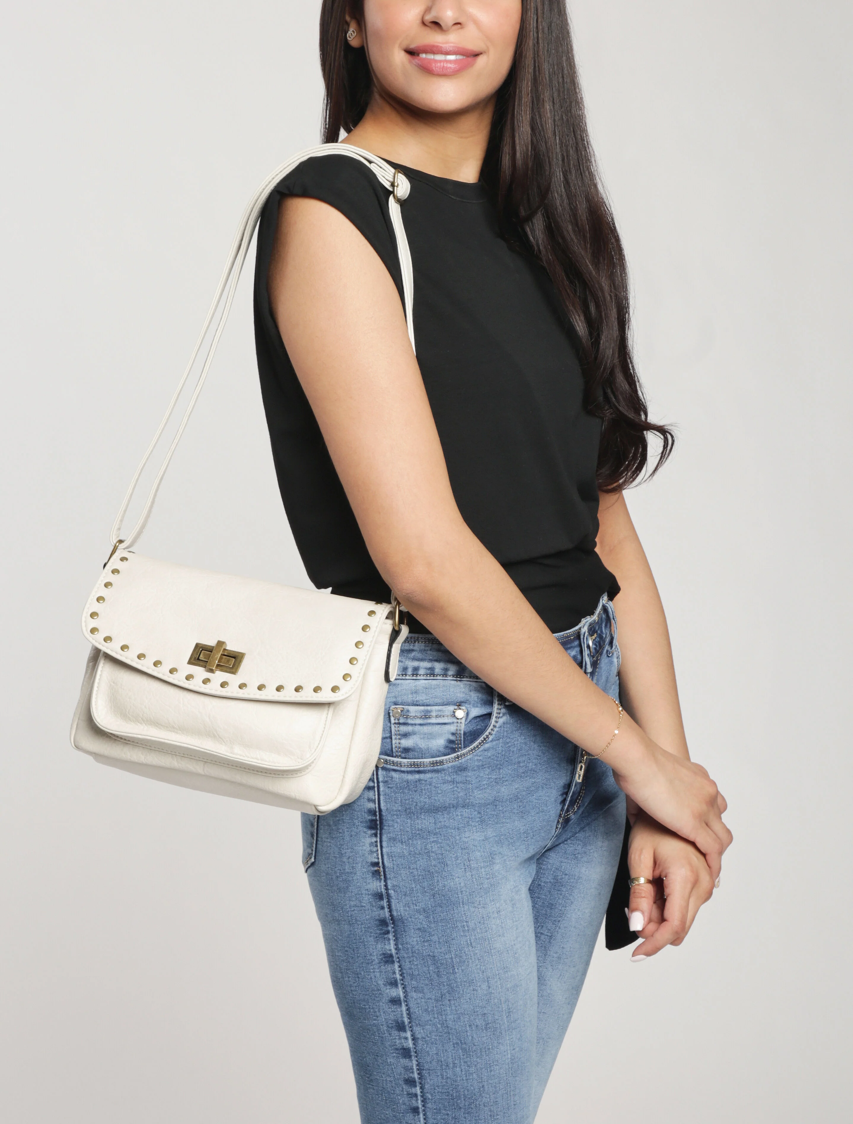 Sac besace Caro - Écru - Image 5