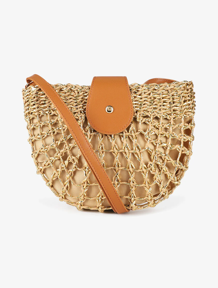 Sac besace Cécile - Beige foncé