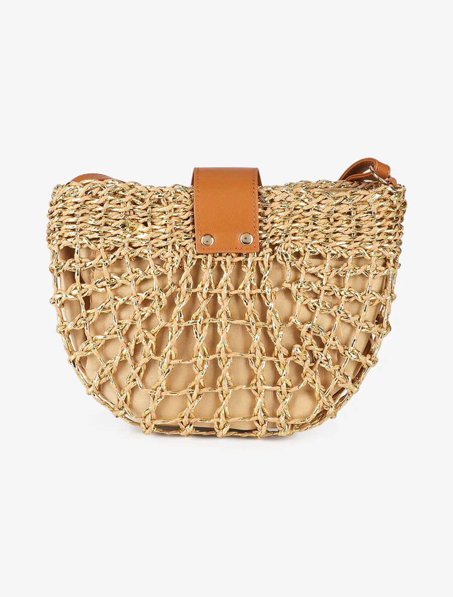 Sac besace Cécile - Beige foncé - Image 2