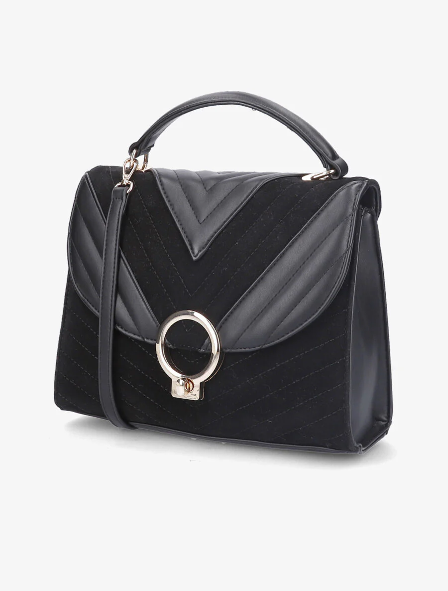Sac besace Christelle - Noir - Image 2