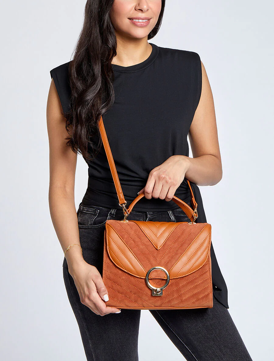 Sac besace Christelle - Camel - Image 4