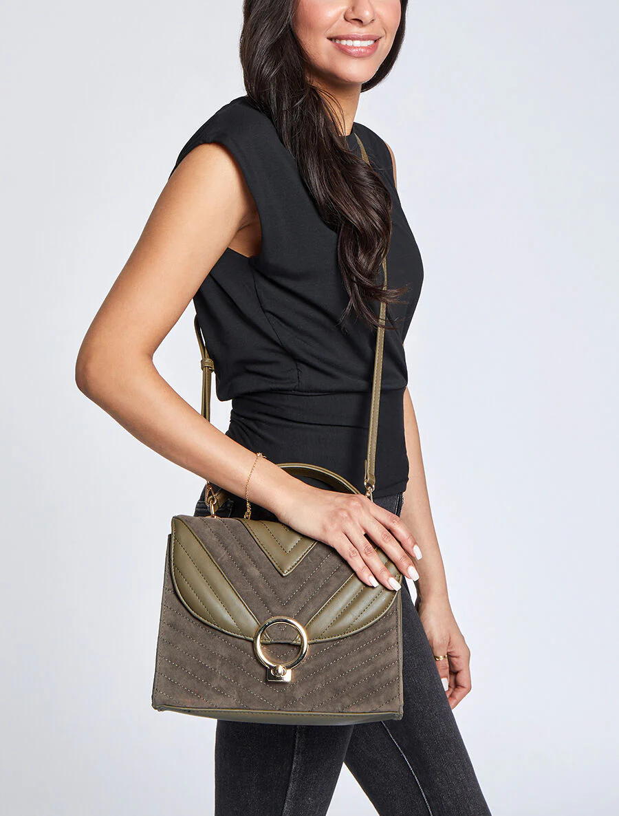 Sac besace Christelle - Kaki - Image 4