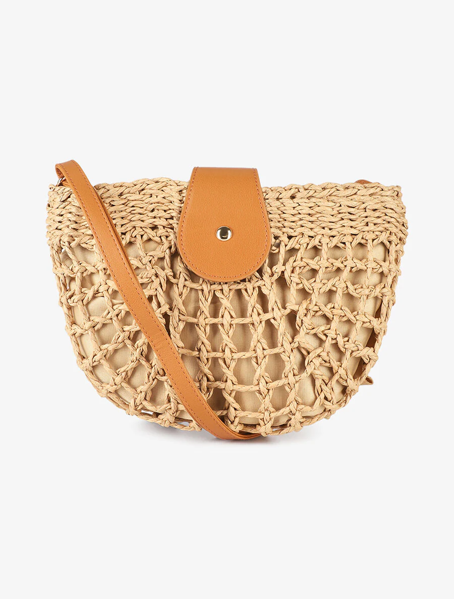 Sac besace Clara - Beige foncé