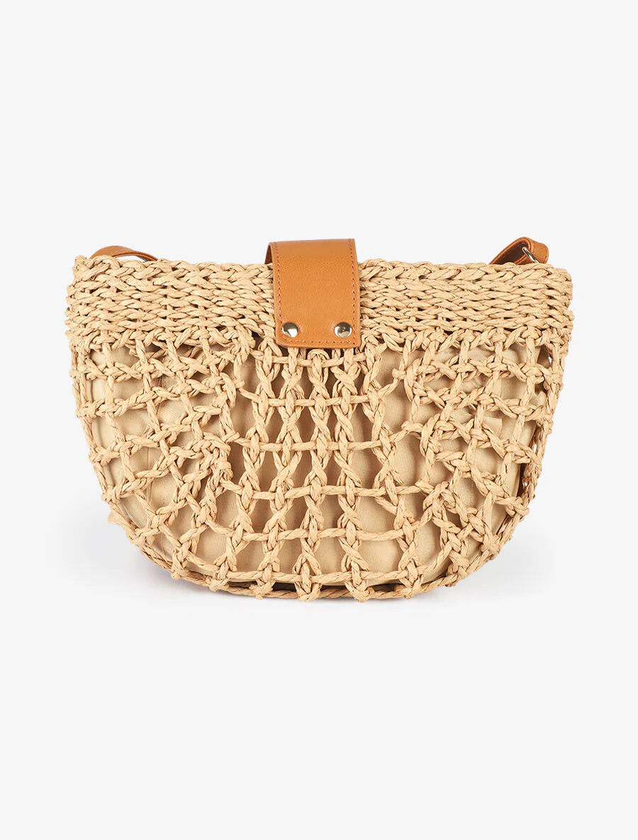 Sac besace Clara - Beige foncé - Image 2