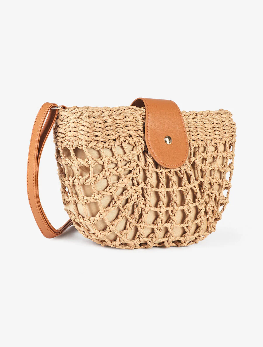 Sac besace Clara - Beige foncé - Image 3