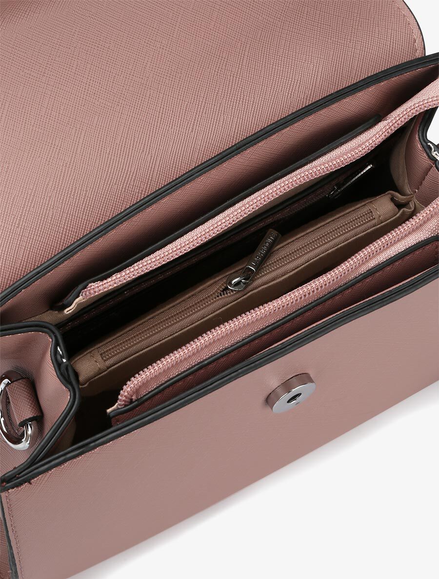 Sac besace Clarence - Vieux rose - Image 5