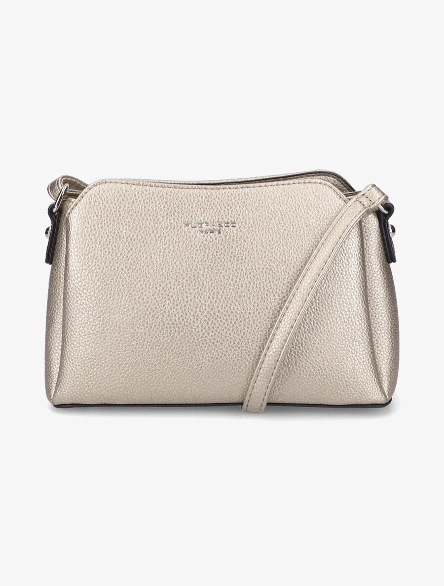 Sac besace Clémence - Beige nacré