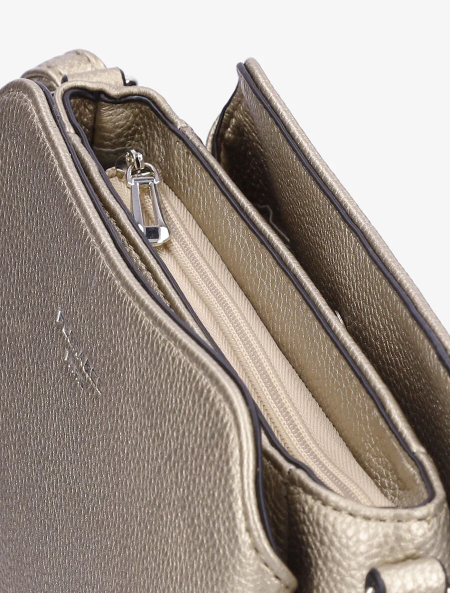 Sac besace Clémence - Beige nacré - Image 4