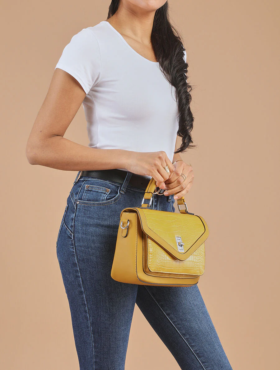 Sac besace Faith - Moutarde - Image 5