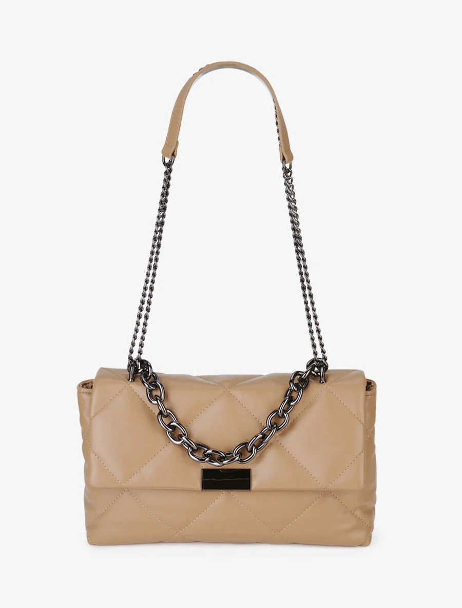 Sac besace Gaelle - Taupe
