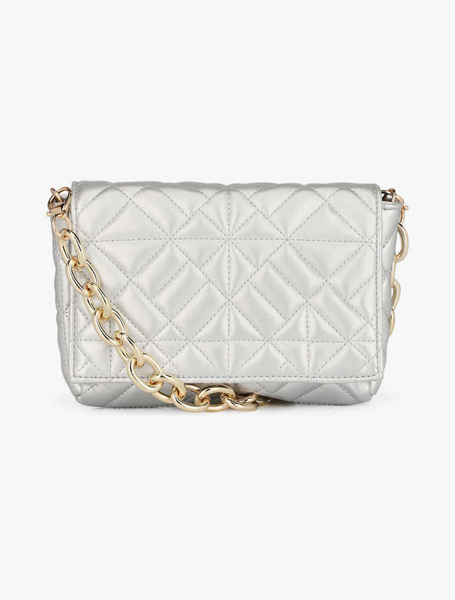 Sac besace Gianella - Argent