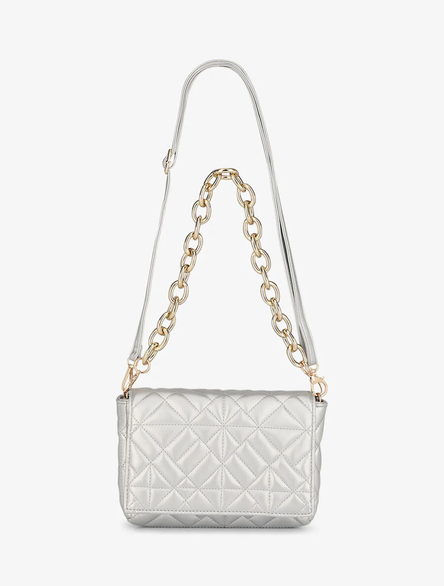 Sac besace Gianella - Argent - Image 5