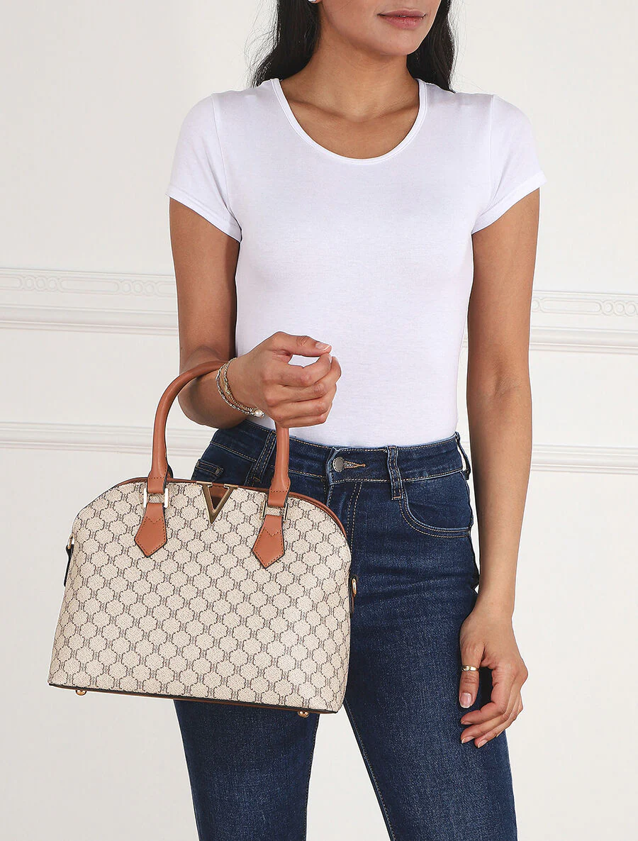 Sac besace Gina - Taupe - Image 5