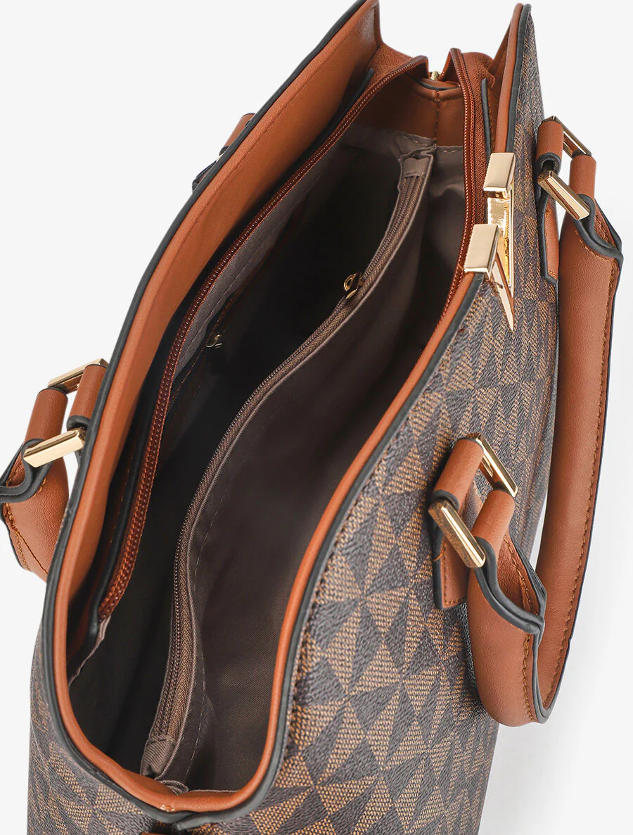 Sac besace Gina - Marron - Image 4