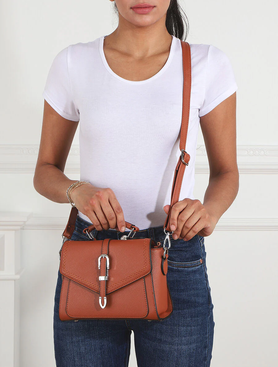 Sac besace Imany - Camel - Image 5