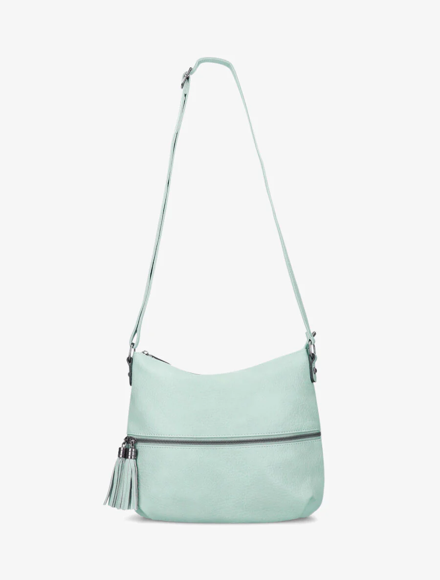 Sac besace Irena - Vert d'eau - Image 3