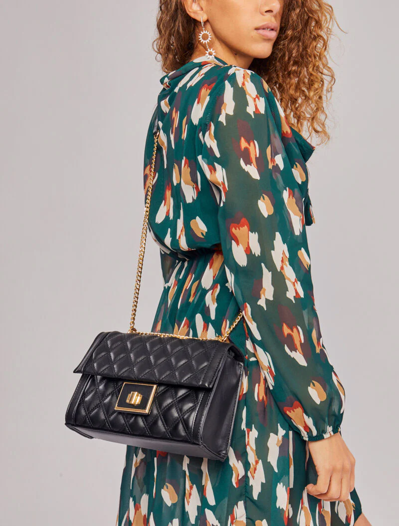Sac besace Isabelle - Noir - Image 5