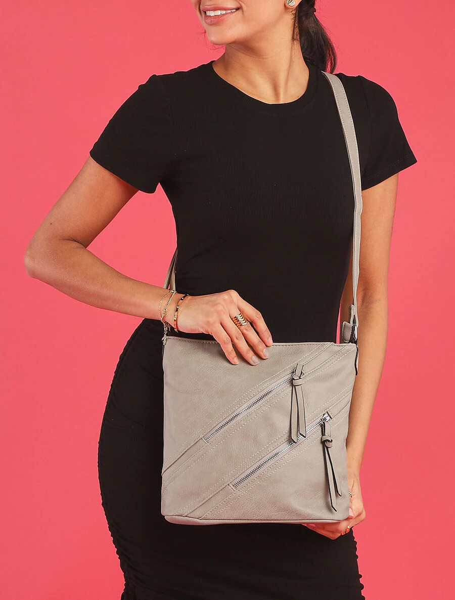 Sac besace Itohan - Taupe - Image 6