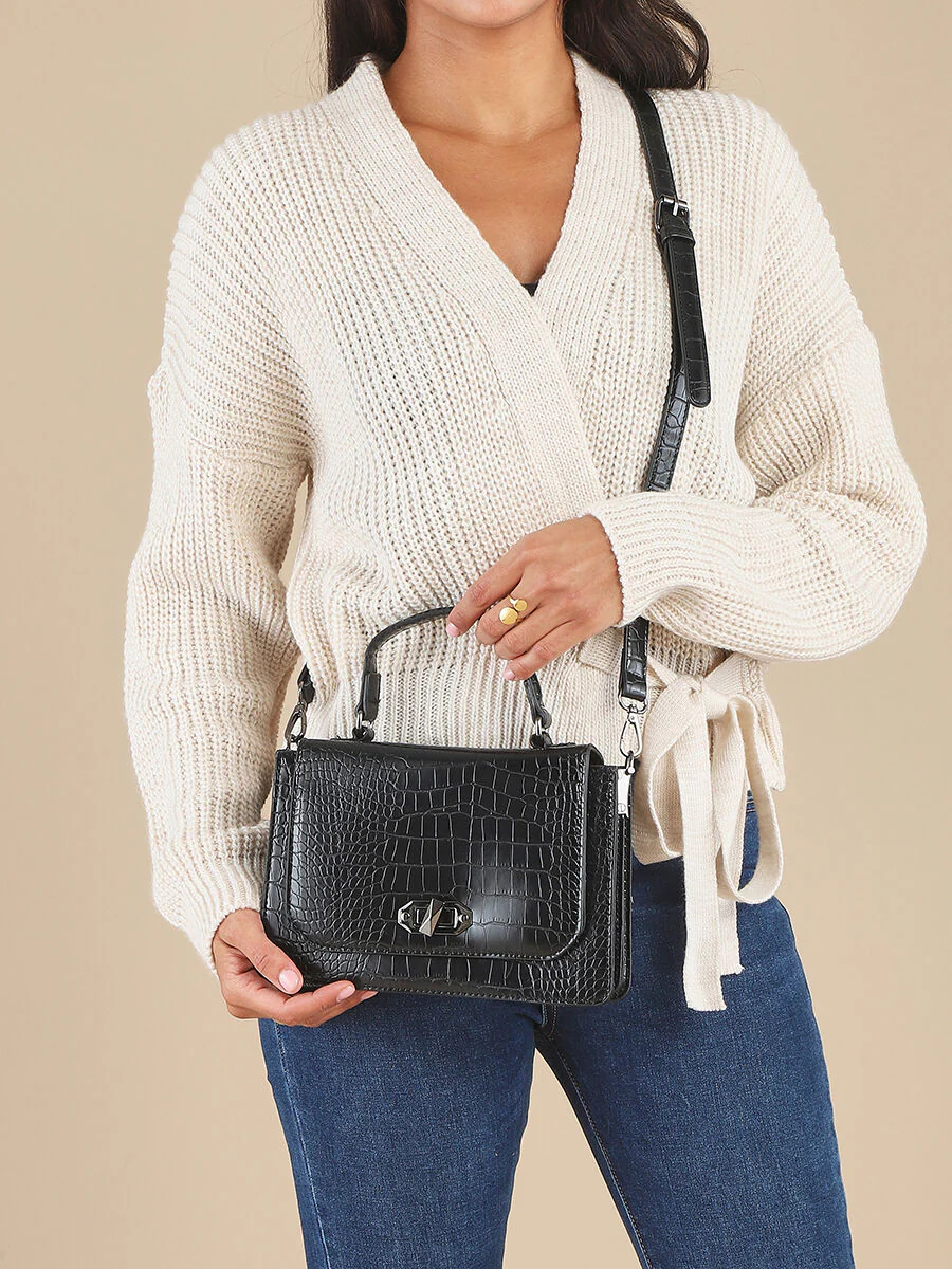 Sac besace Jana - Noir - Image 7