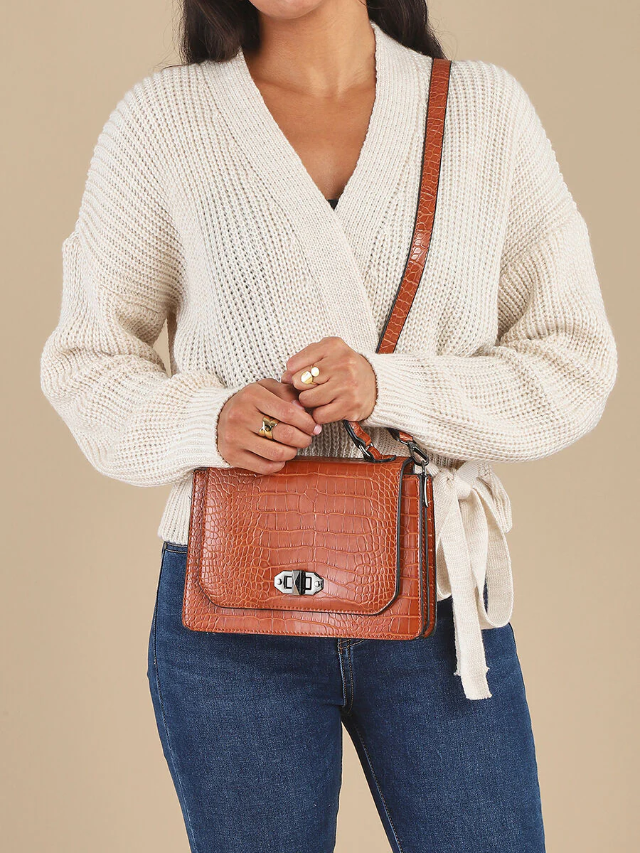 Sac besace Jana - Camel - Image 7