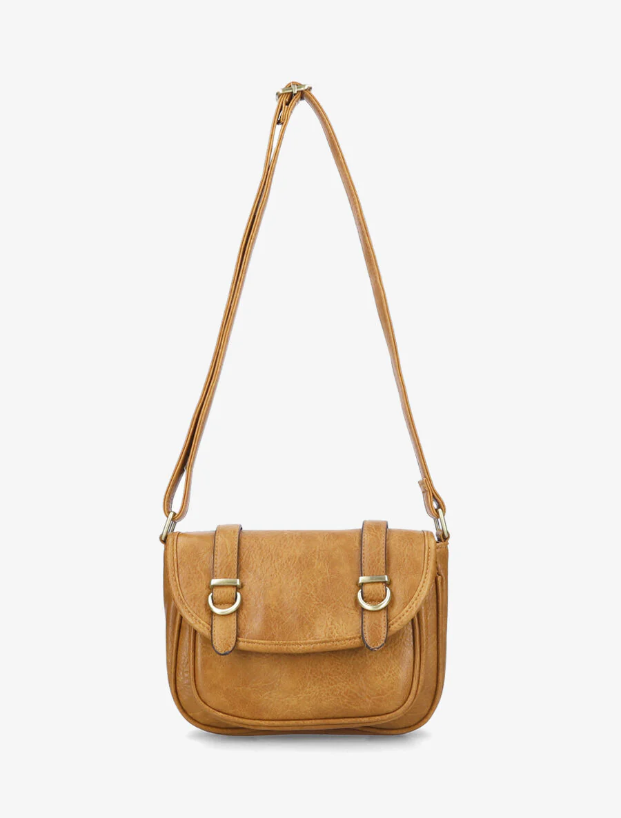 Sac besace Janet - Jaune moutarde - Image 4