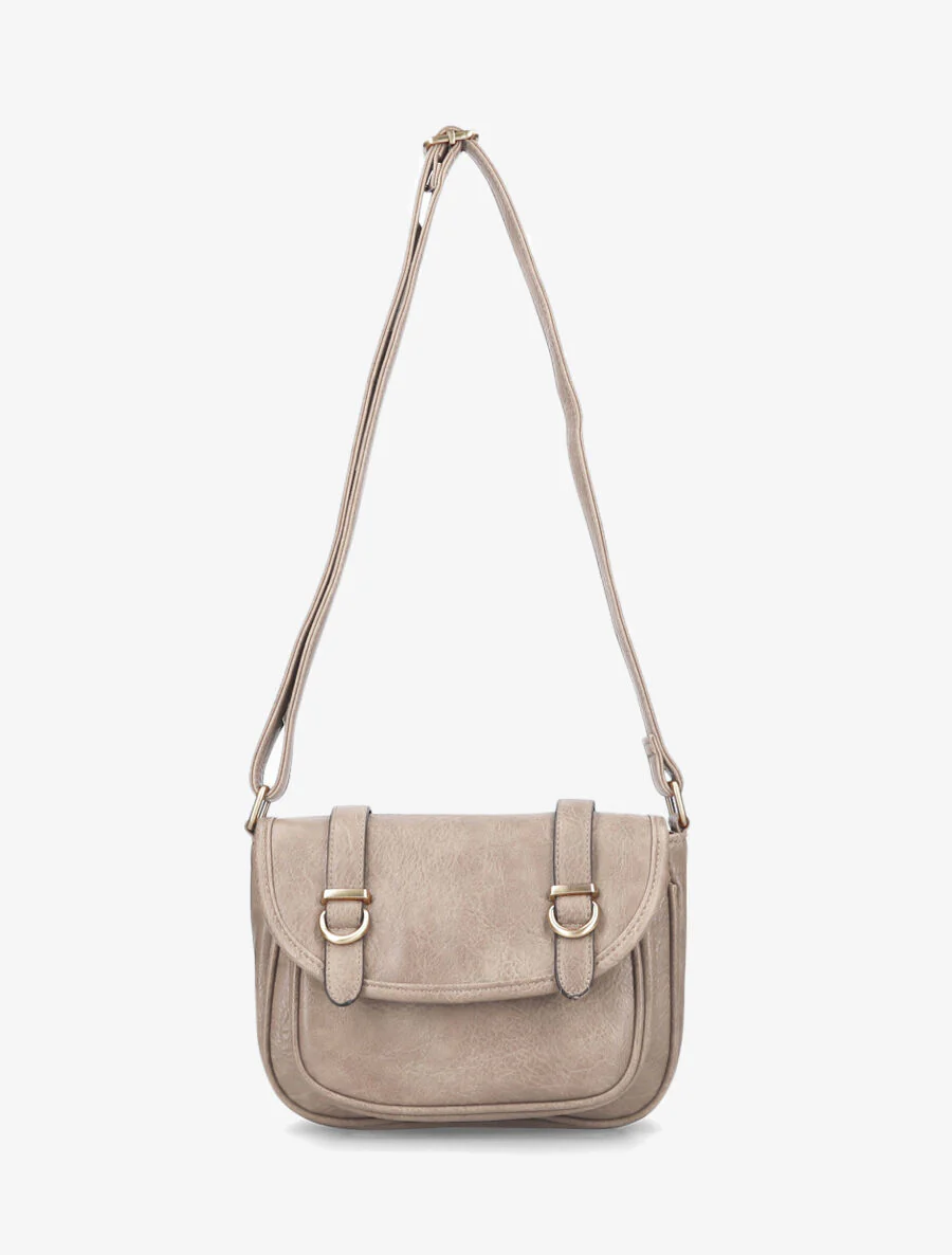 Sac besace Janet - Taupe - Image 4