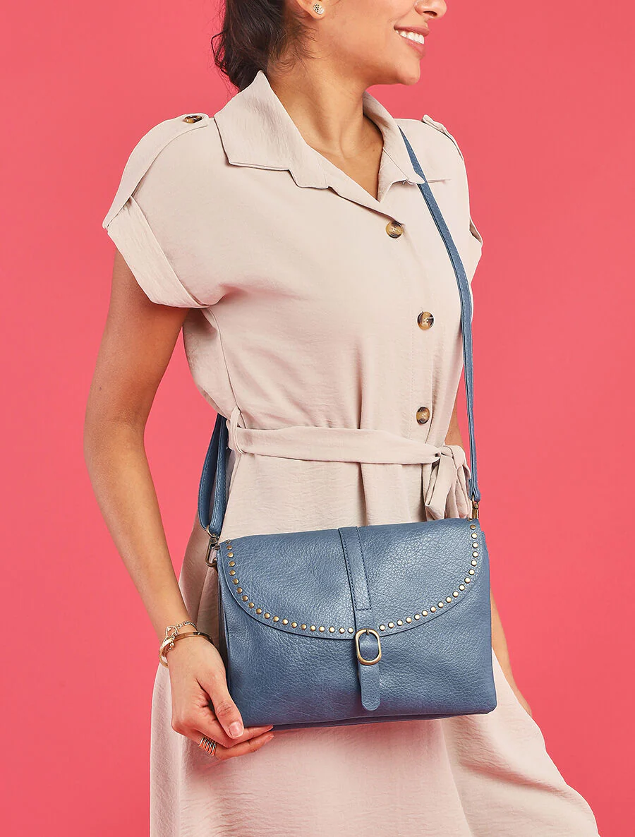 Sac besace Jelena - Bleu - Image 7
